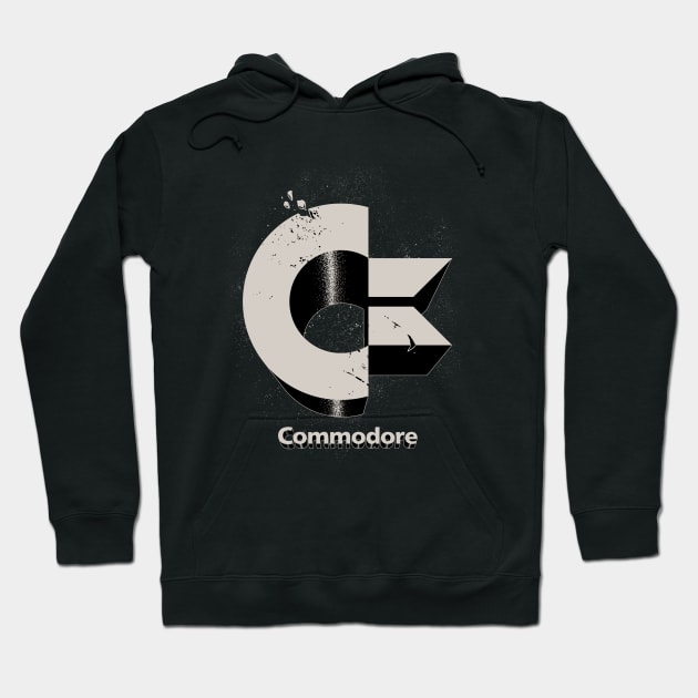 Commodore Retro Logo Hoodie by szymonkalle